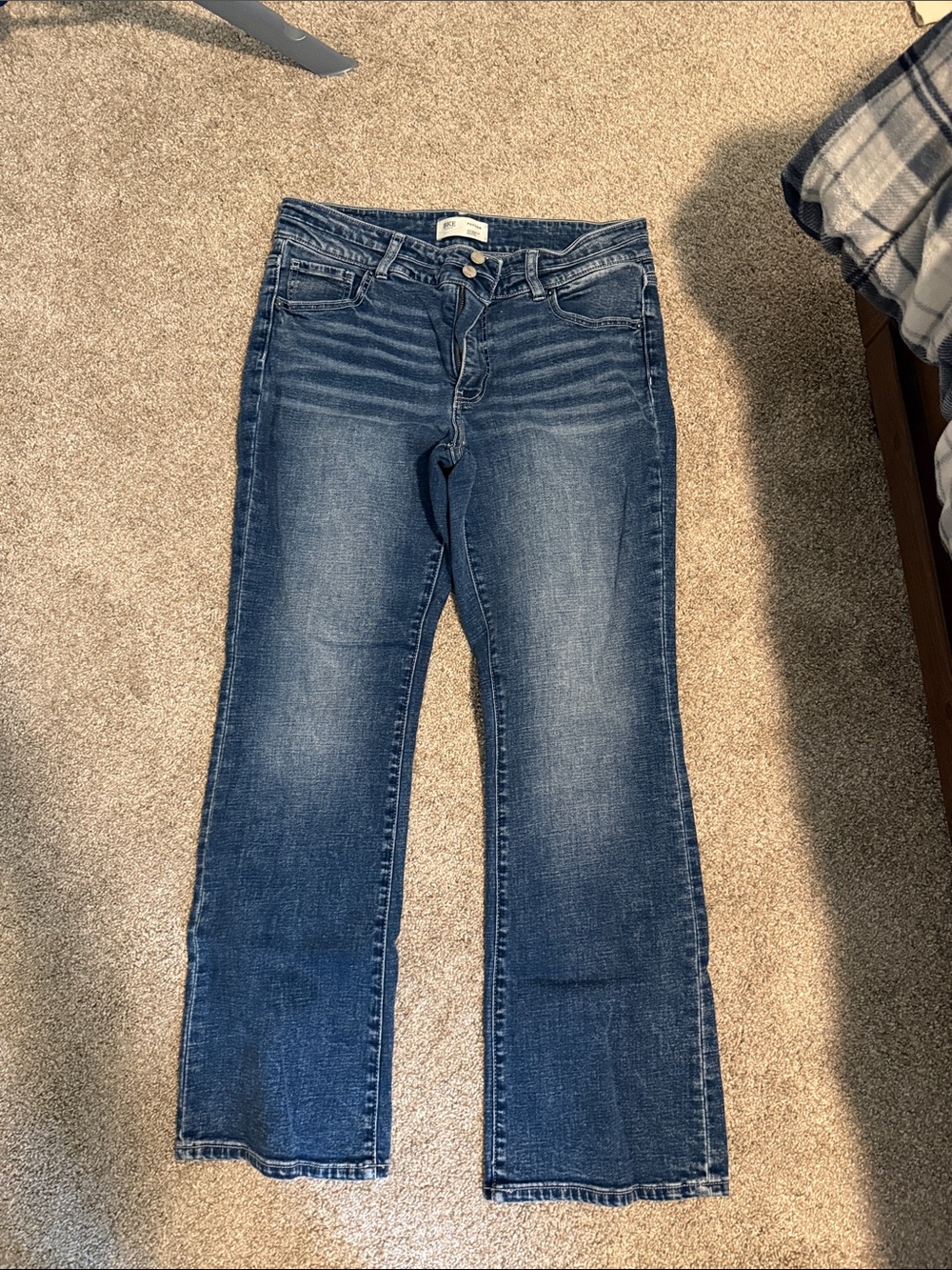 BKE Women's Dark Blue Boot-Cut Jeans
